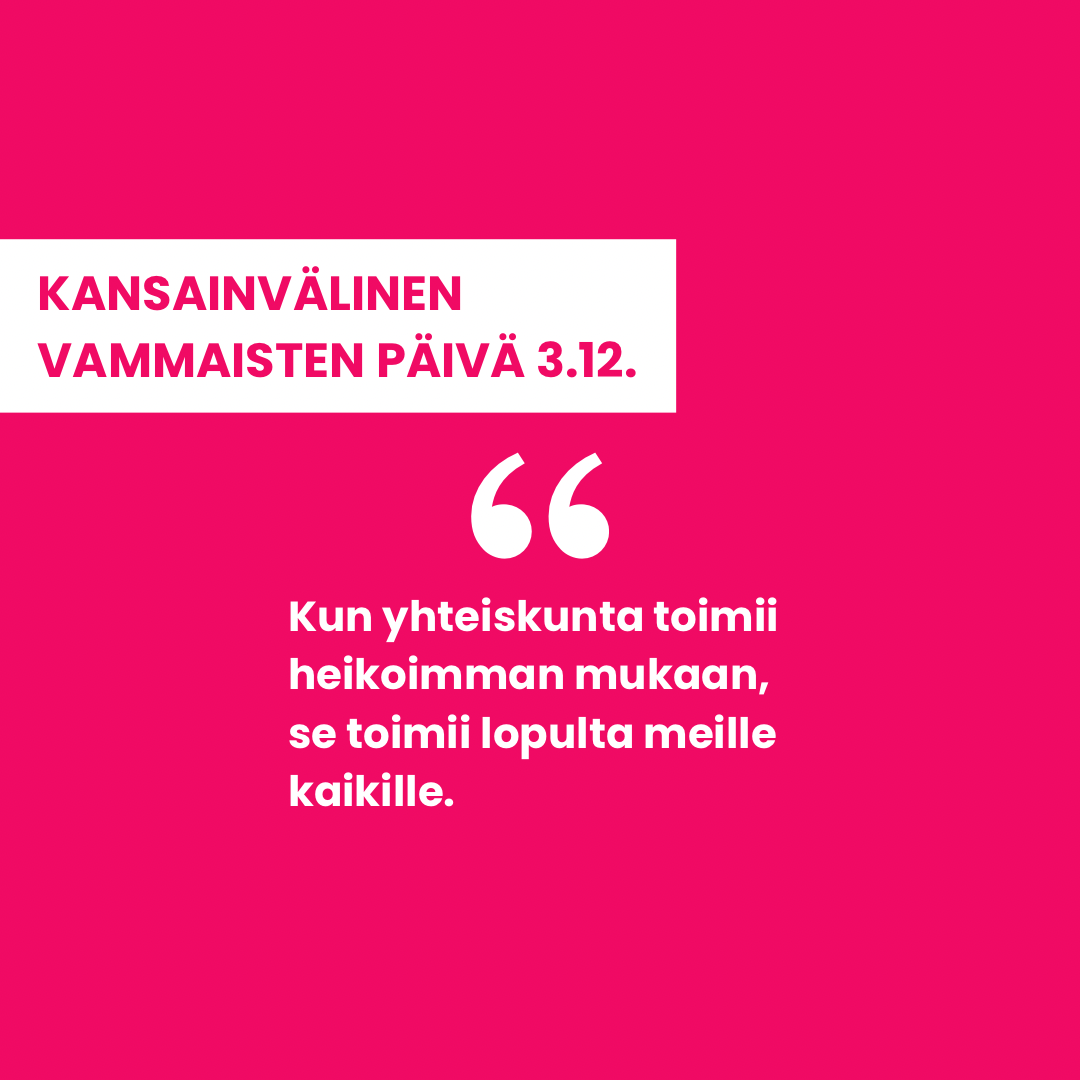 Kuule, näe, huomaa